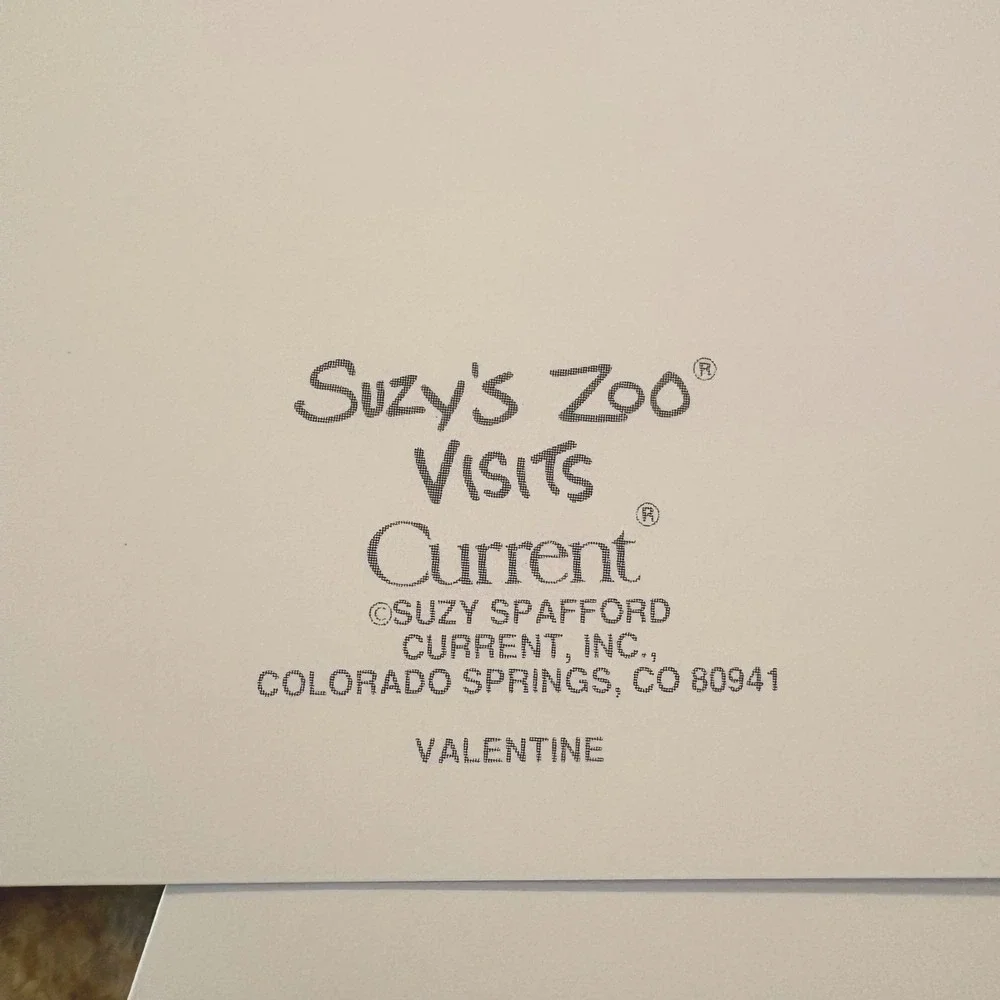 12 Suzys Zoo Greeting Cards Get Well Holidays Current‎ 1980s with Envelopes